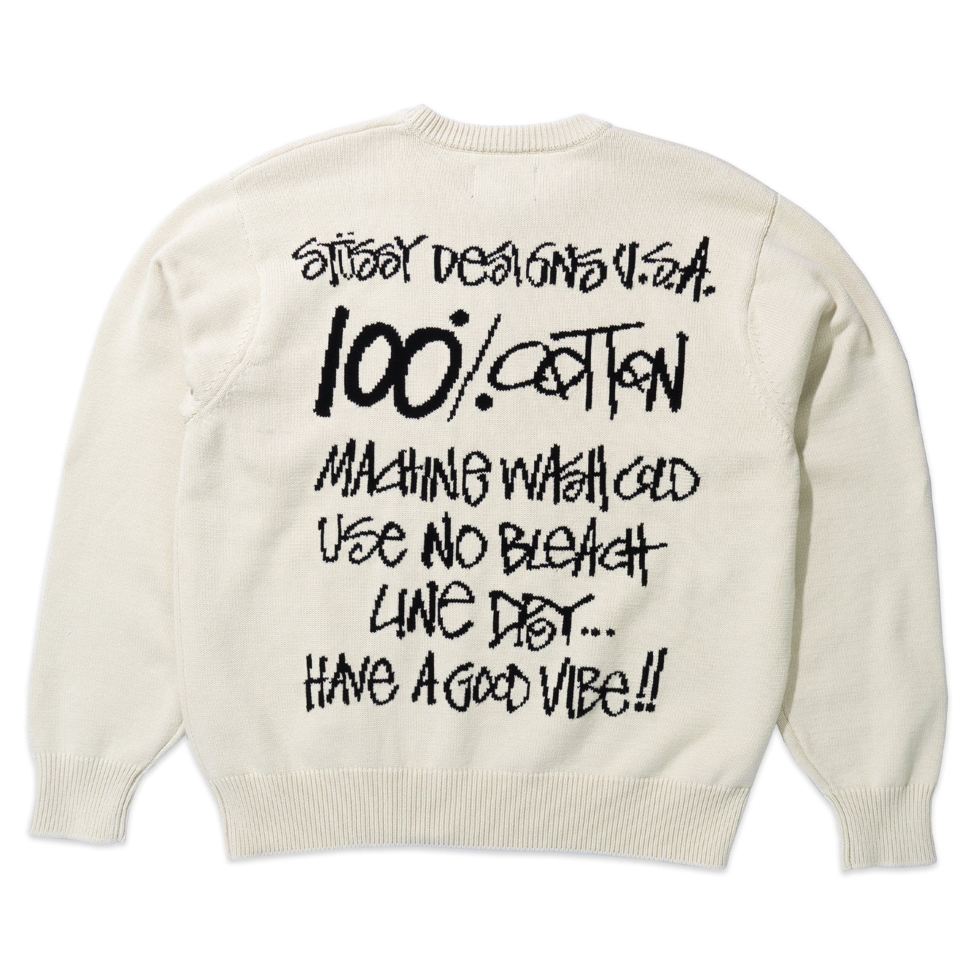 Stussy 22fw Care Label Sweater ニット セーター