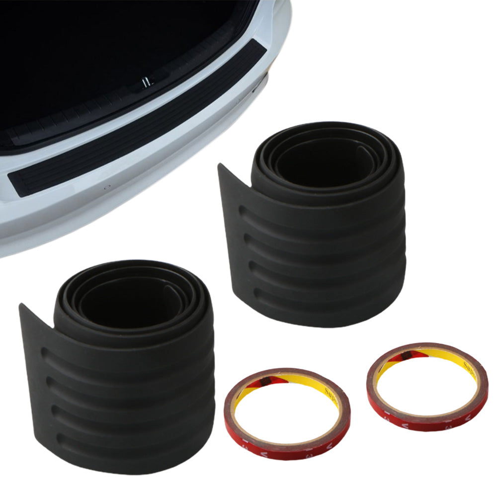 2Pcs 90x8cm Car Rear Bumper Protector Guard Anti-Scratch Entry Guard for Auto