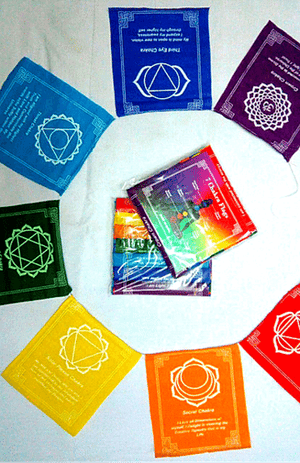 Prayer Flag Chakra - World's Window & The Cob Mercantile