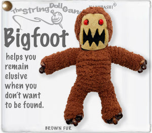stuffed bigfoot doll