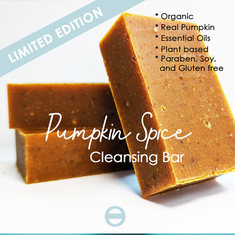 Limited Edition Pumpkin Spice Cleansing Bar is now available for Autumn