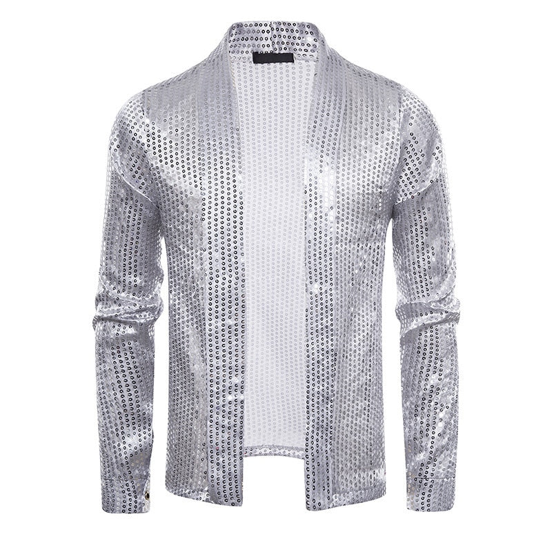 men's sequin sweater