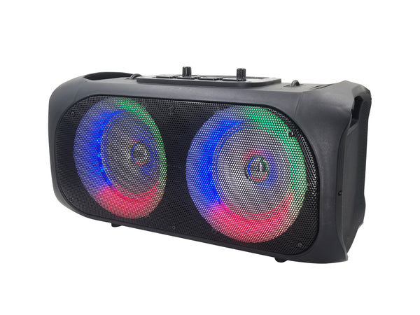 MAX POWER CH-6601 PULSE 6.5 - 6 Woofers portable speaker with mic, remote  & shoulder strap