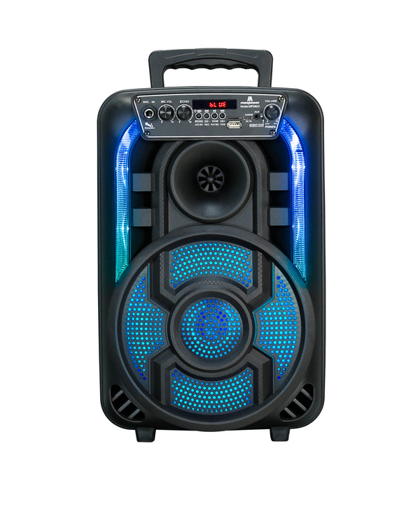 Max Power PA Speaker – MPD816 Indoor & Outdoor Bluetooth Speaker - Portable  Speaker System with Microphone & Remote Control