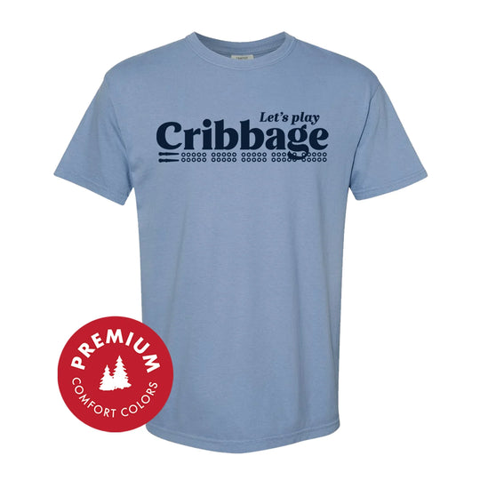 Let's Play Cribbage Tee Image 1