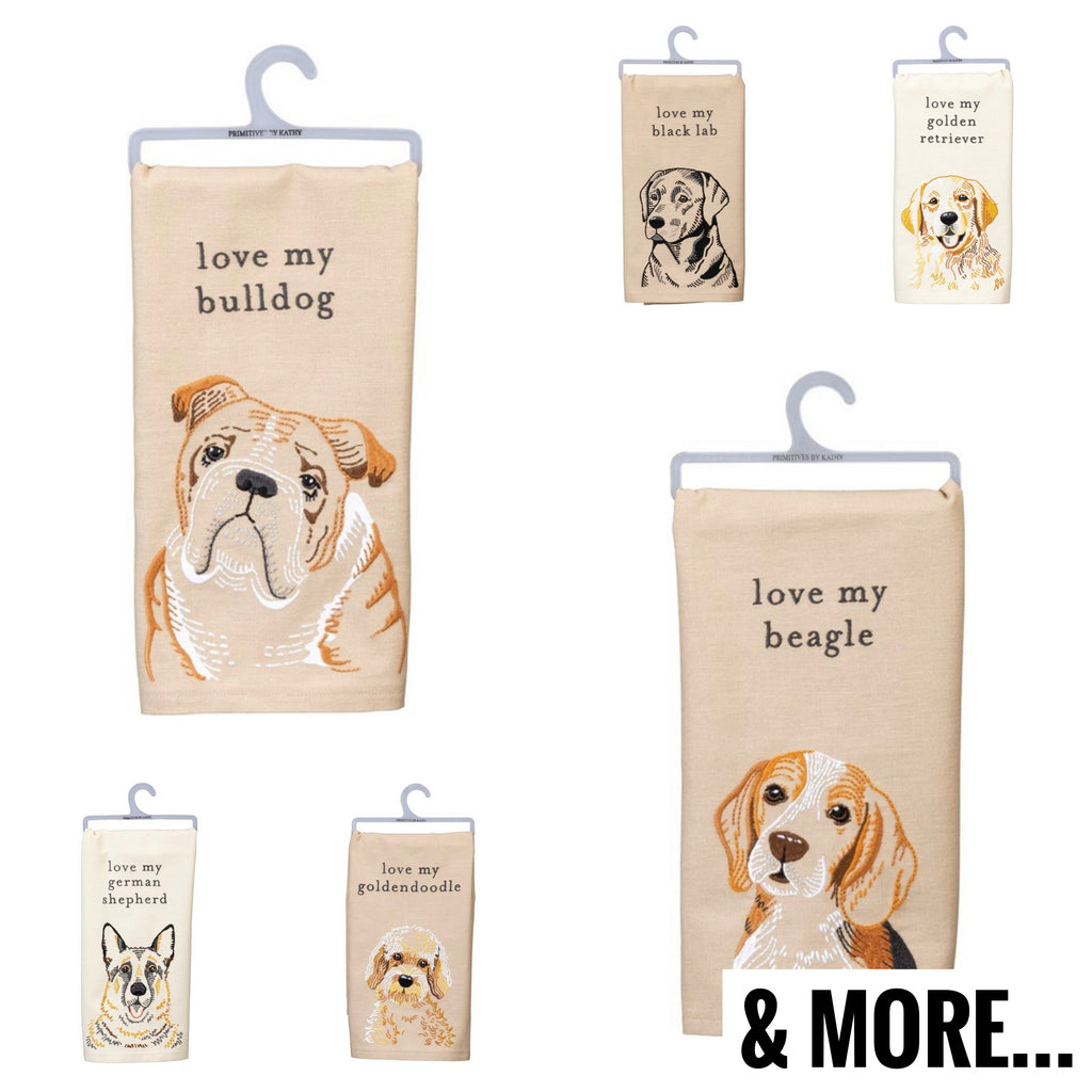 Funny Dog Kitchen Towels (Set of 2) – Puppy Love Gifts Shop