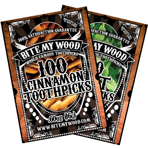 All American World Famous Chewing Toothpicks From BiteMyWood Oral Fixation Products