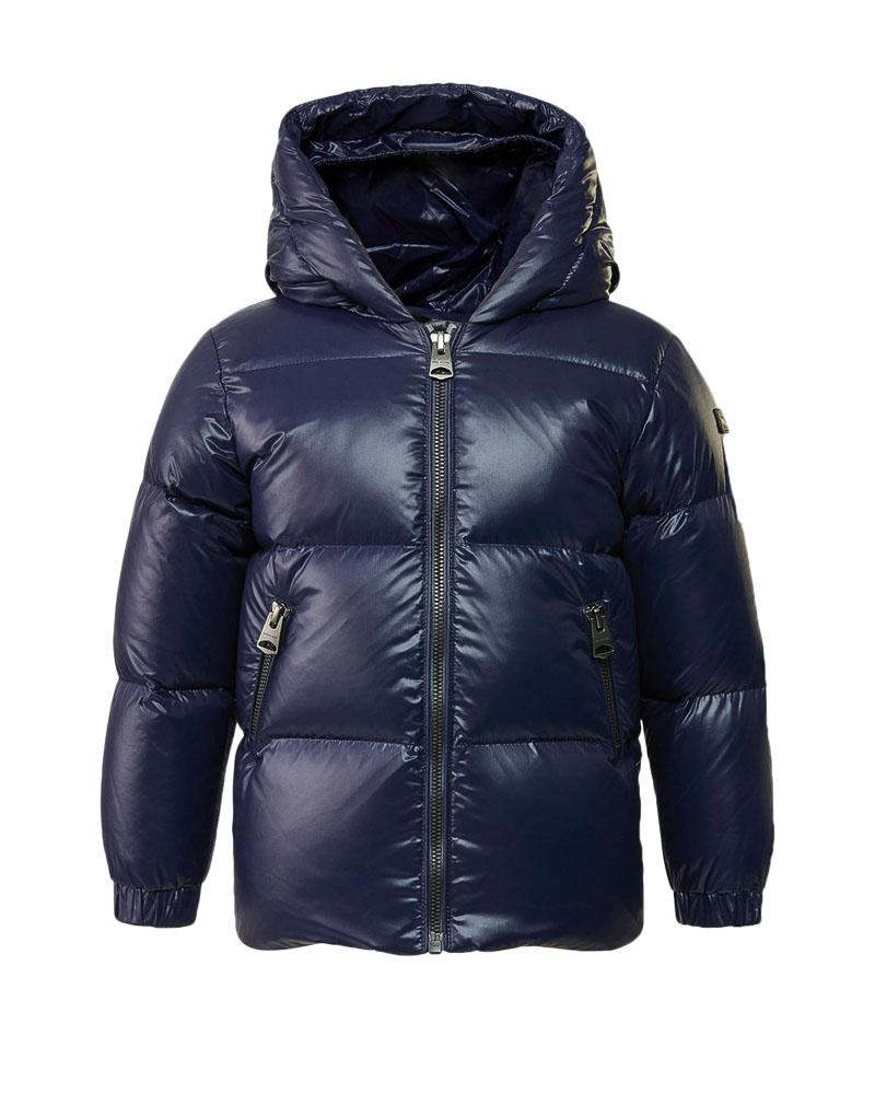 Mackage Baby Boys Navy Morgan Coat - Designer Kids Wear