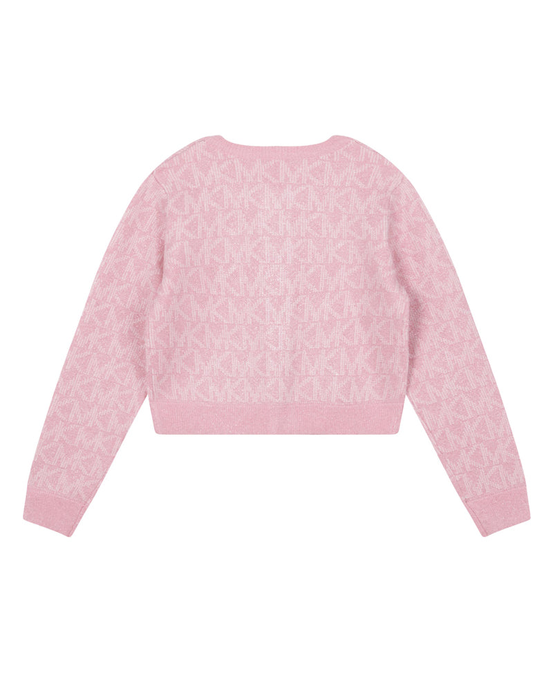 Girls Plain Baby Pink Crew Neck Jumper Club Scouts School Uniform Pullover  Sweatshirt Cardi Fleece Sweater
