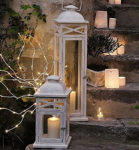 Traditional look wooden lantern