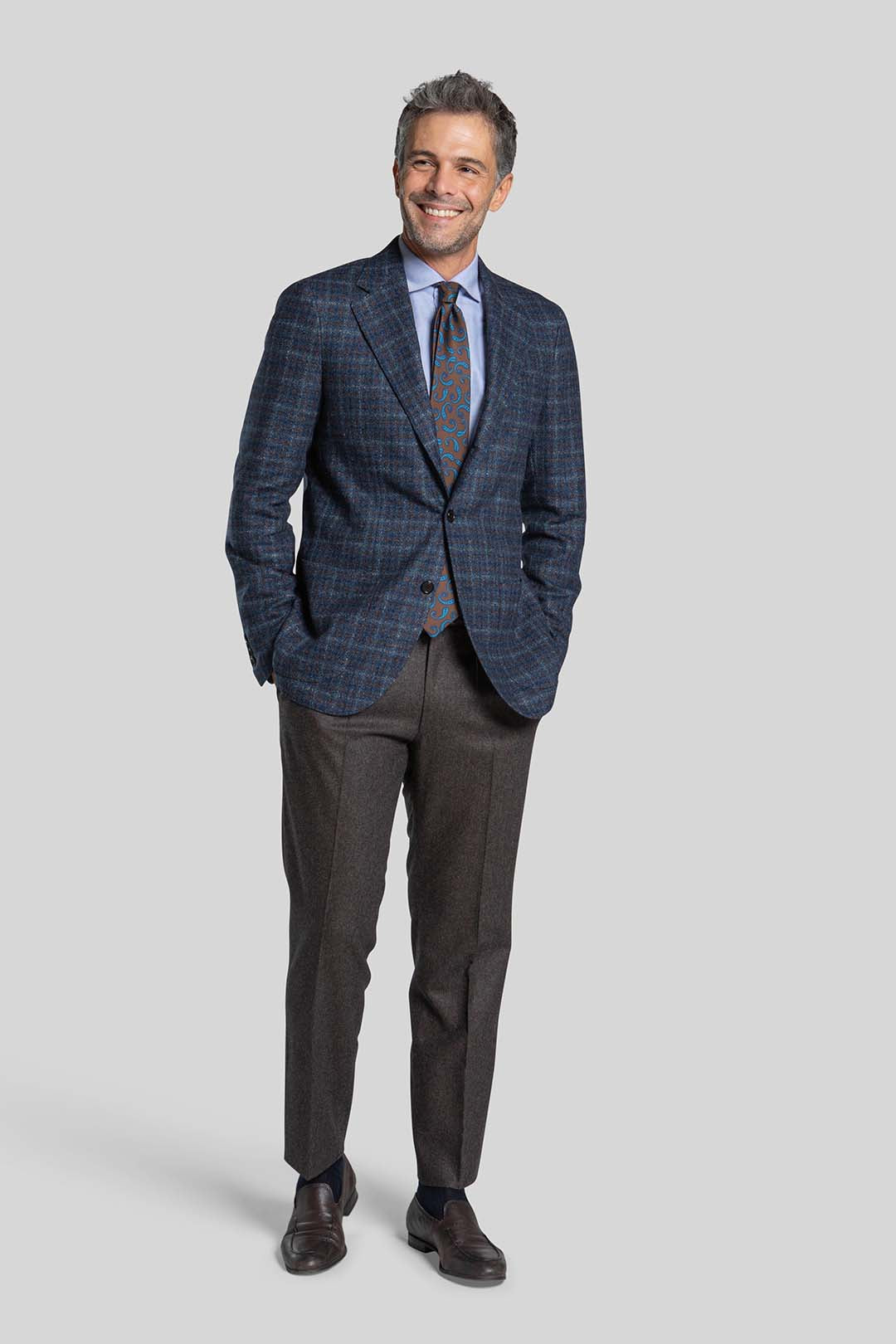 Intrepid Blue Navy Mohair Suit - Eduardo De Simone - Eduardo de Simone