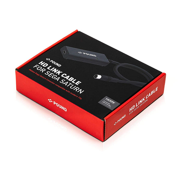 POUND HDMI コンバータ & ケーブル セガサターン用 / HD LINK CABLE FOR SEGA SATURN【送料無料/一部地域を除く】