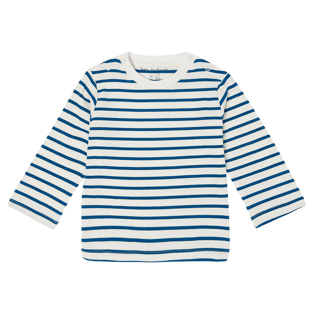 Image of Nordic Blue Breton Stripe Top