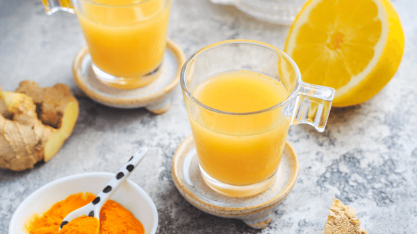 immune booster shots with turmeric and lemon