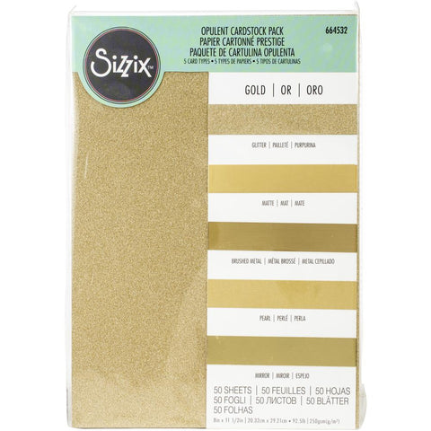 Sizzix Surfacez, Colored Cardstock 60PK - Festive - Scrapbooking