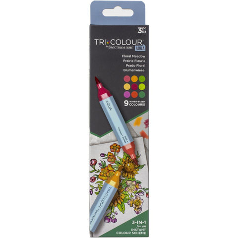 Spectrum Noir Triblend Markers 6-pkg-floral Blends