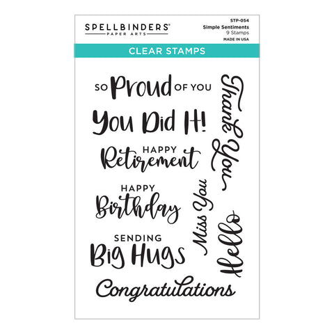 Spellbinders Awesome Birthday Clear Stamp Set from The Birthday  Celebrations Collection