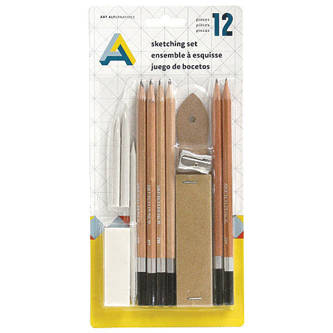 Cretacolor Compressed Charcoal Stick 12pc