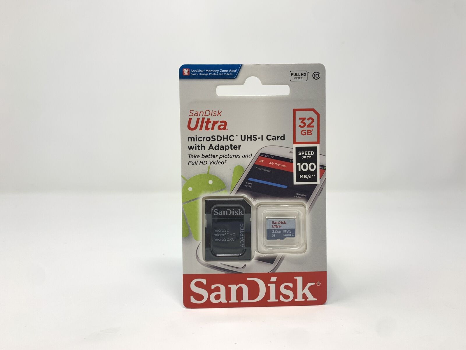 sandisk 32gb micro sdhc sd card class 10