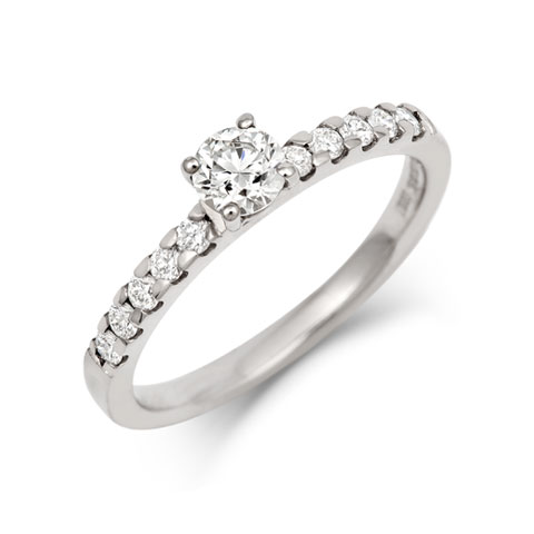 simple 0.5ct solitaire ring