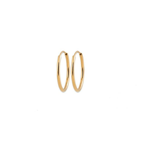 18 Karat, gold plated XXX Small hoop earrings are made just for you