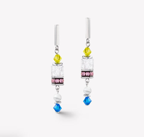 Coeur De Lion Summer Dream earrings multicolour pastel at Bramleys of Carlow