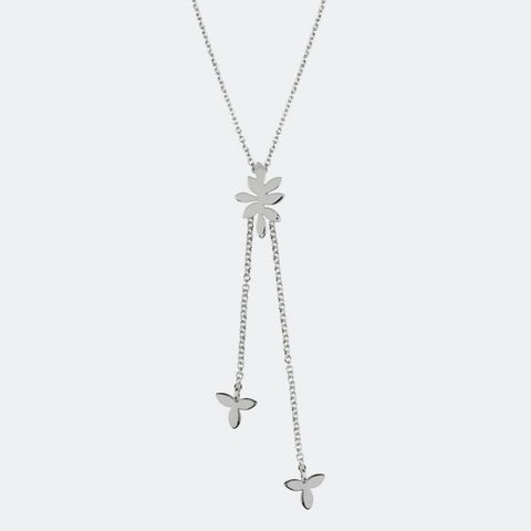 Leaf charm necklace from our Silver Leaf Collection.