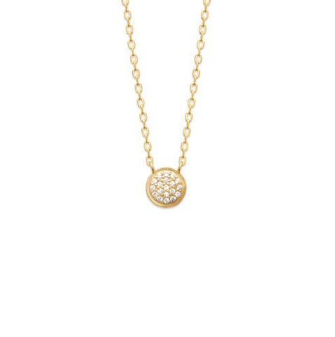 18K Gold Plated Necklace Whisper Sweet Things at Bramley's Jewellers of Carlow