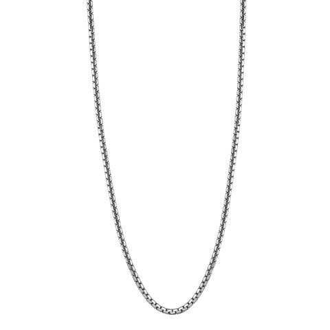 Lotus Style Man's Stainless Steel Necklace at Bramley's Jewellers of Carlow