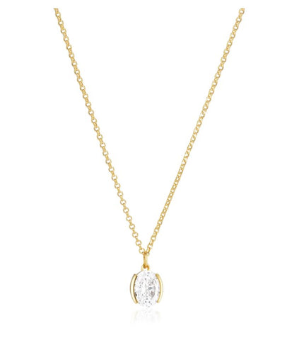 Sif Jakobs Ellisse Carezza 18k gold necklace at Bramleys of Carlow