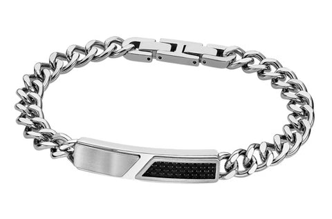 Lotus Style Man's Stainless Steel Bracelet at Bramley's Jewellers of Carlow