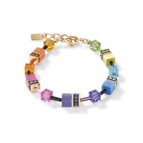 An expression of true colour indulgence: A timelessly beautiful bracelet from the GeoCUBE® collection by COEUR DE LION.