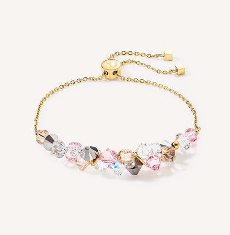 Coeur de Lion Dancing Crystals bracelet gold light rose at Bramleys of Carlow