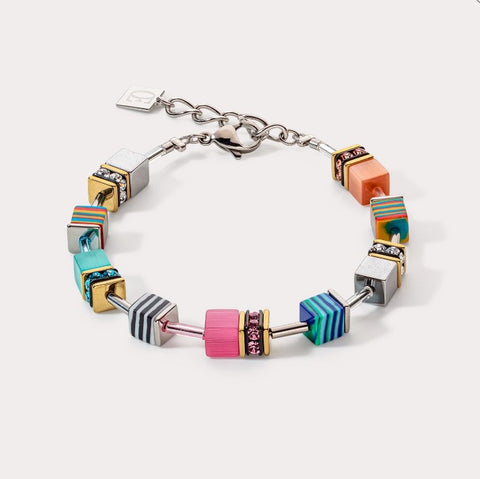 Coeur de Lion GeoCUBE® Candy bracelet multicolour springat Bramleys of Carlow