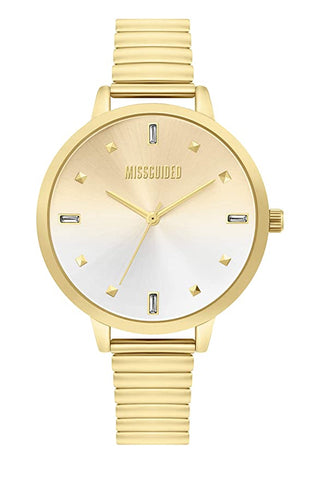 MissGuided Yellow Gold Plated Watch at Bramley's of Carlow