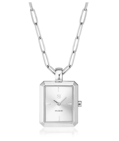 PENDANT WATCH CHIARA - STAINLESS STEEL WITH SILVER SUNRAY DIAL AT BRAMLEYS OF CARLOW