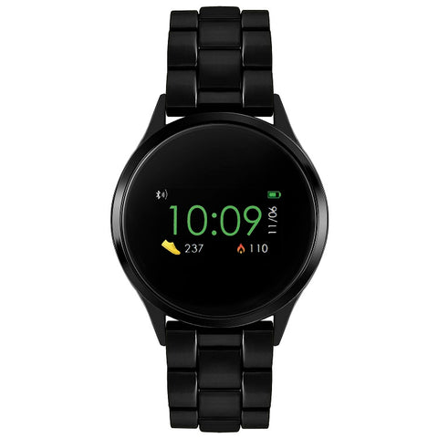 Reflex Active Series 4 Smart Watch with Heart Rate Monitor, Colour Touch Screen and Black Bracelet