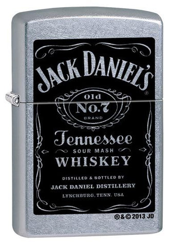 Jack Daniels Street Chrome Zippo Lighter