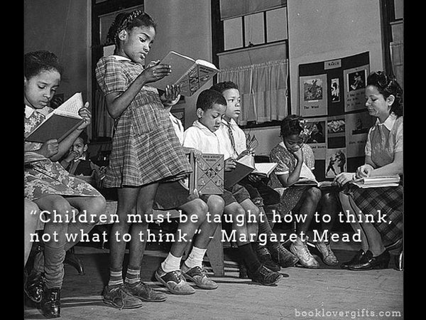 Children must be taught how to think