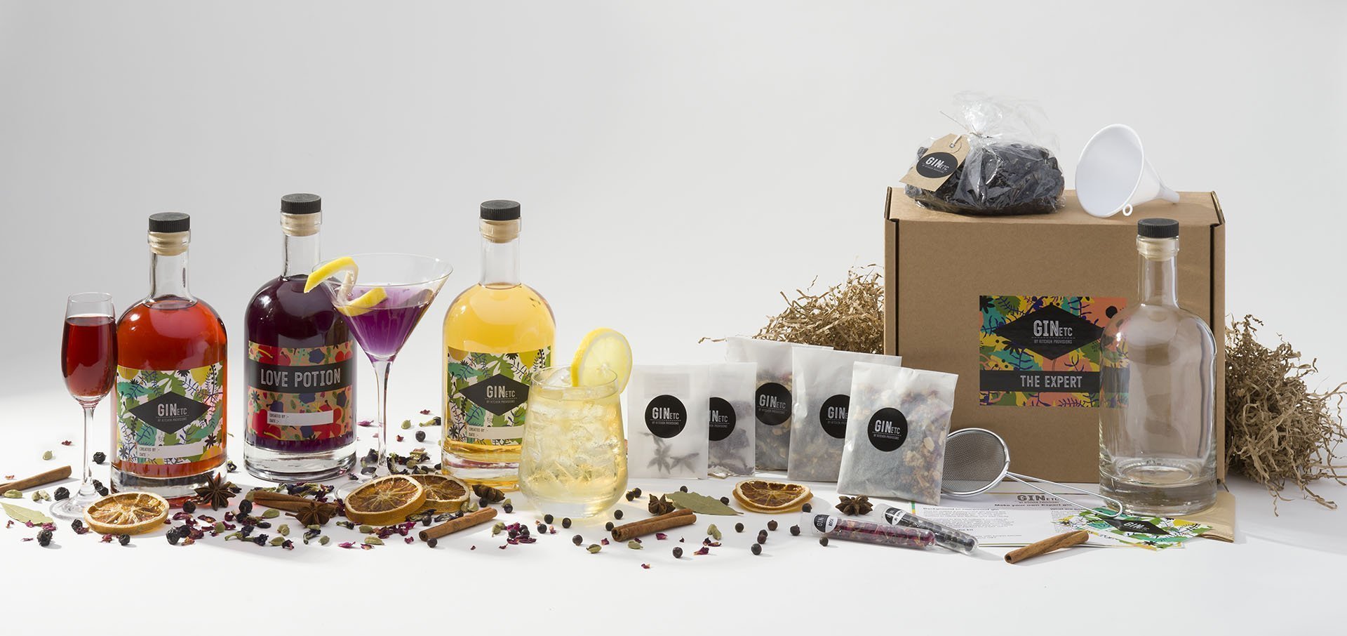Love Potion  Make your own gin kit – Gin Etc by Kitchen Provisions