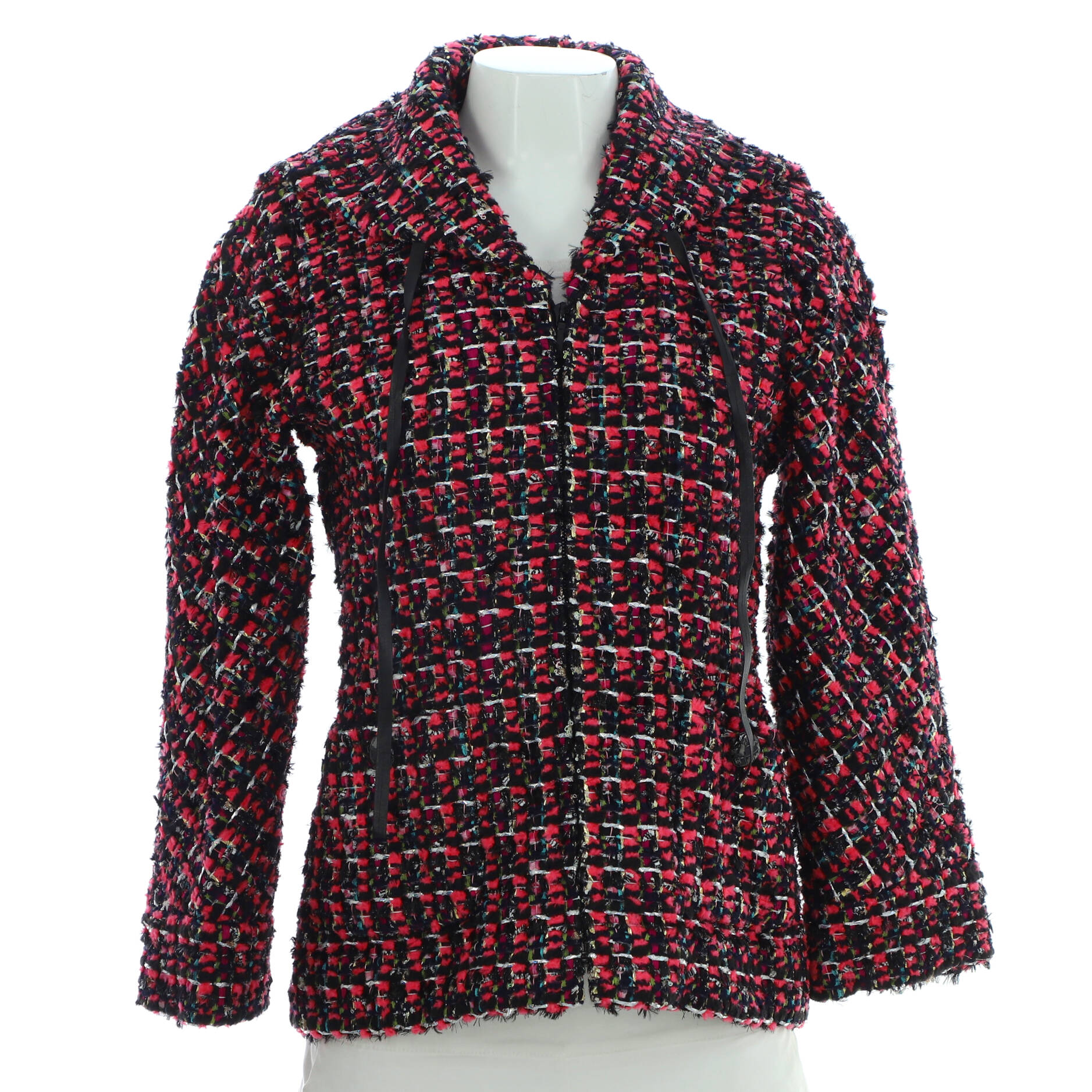 WomenÃ¢â¬â¢s Collared Zip Jacket Tweed