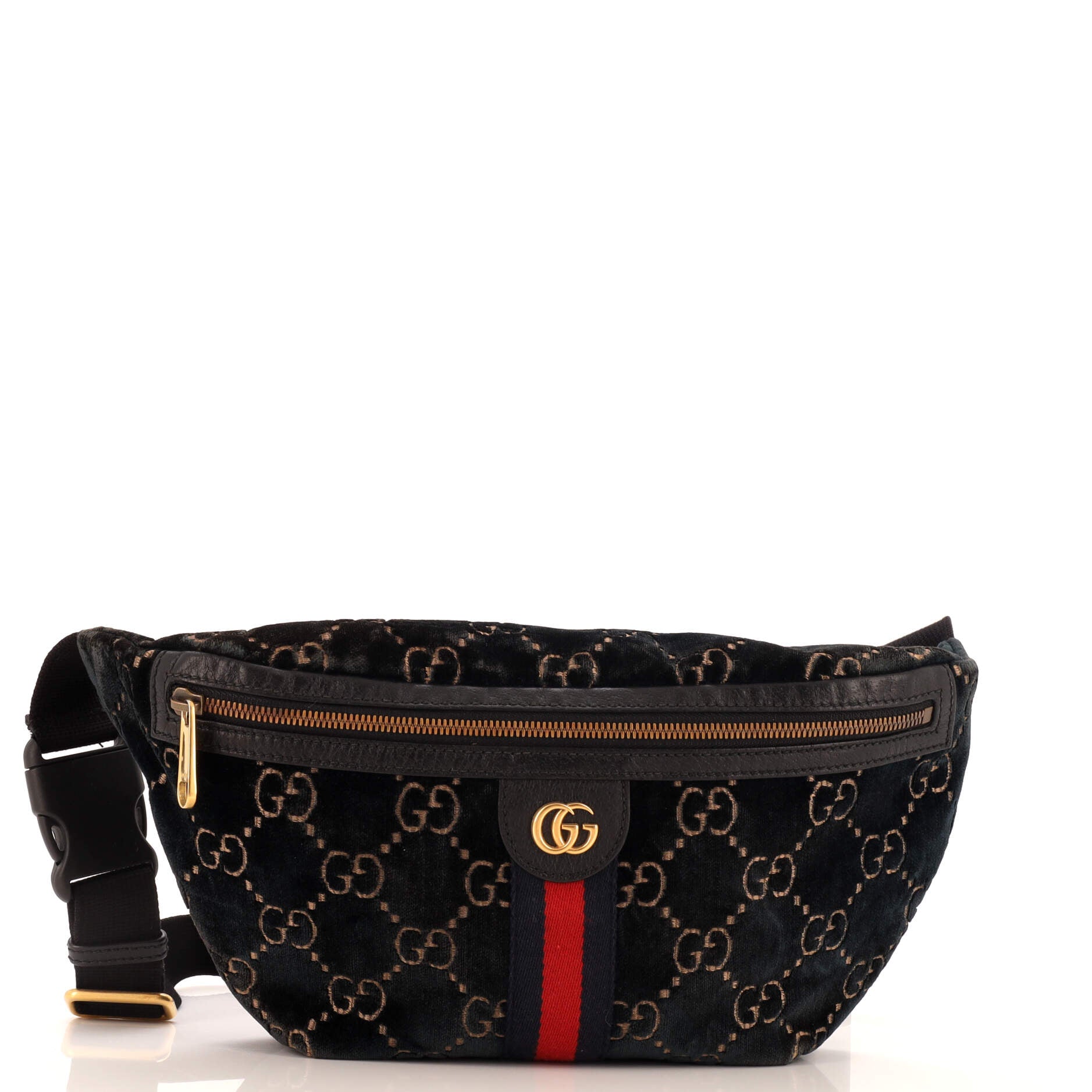 Ophidia Zip Belt Bag GG Velvet