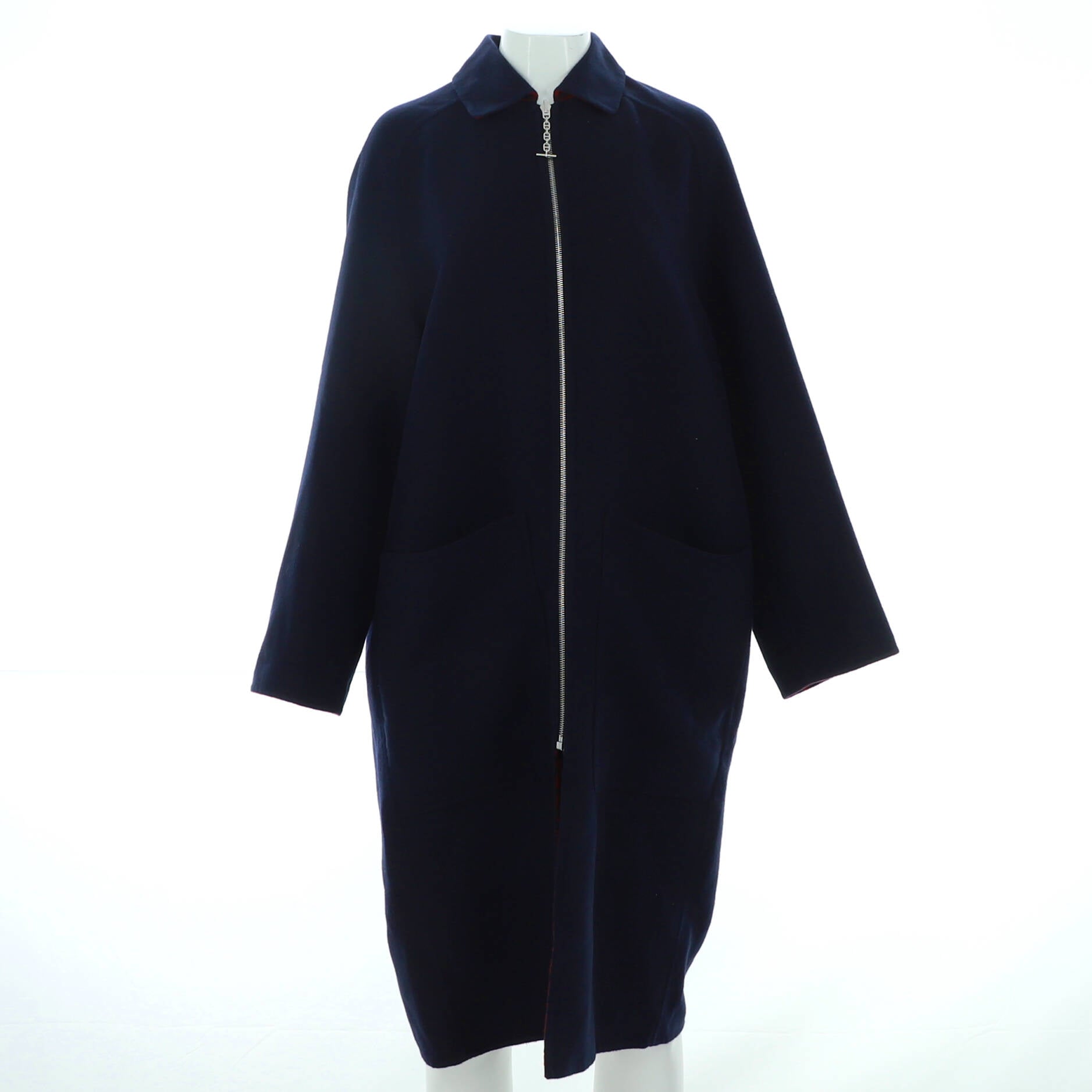 Chaine d'Ancre Reversible Zipped Coat Cashmere