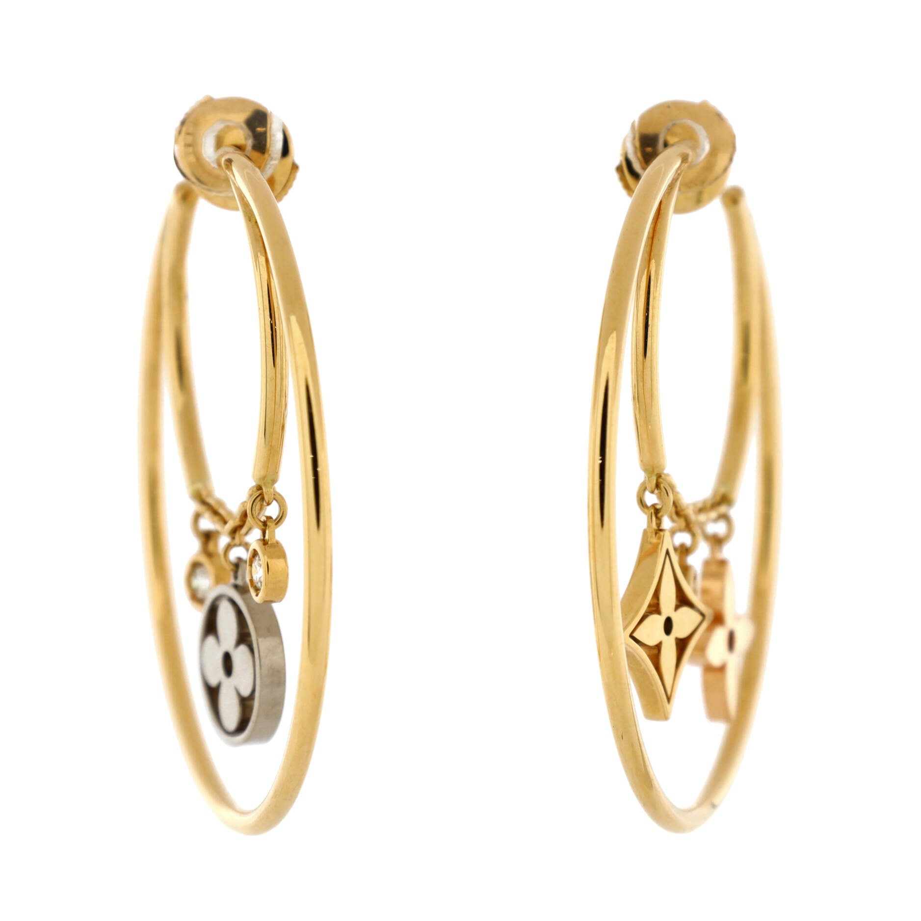 Idylle Blossom Double Hoop Earrings