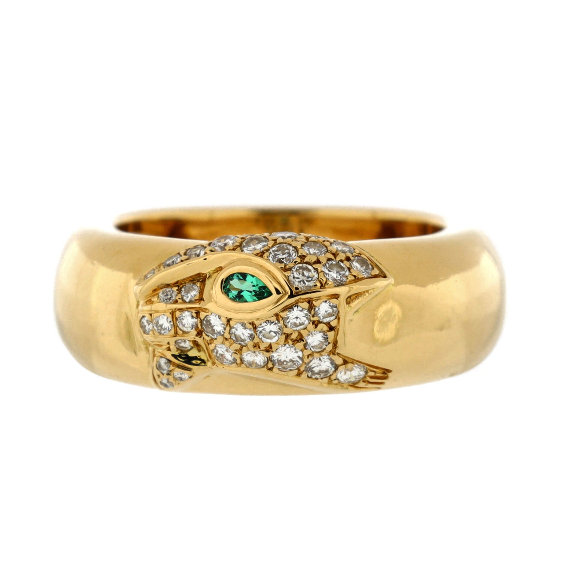 Vintage Panthere de Cartier Band Ring