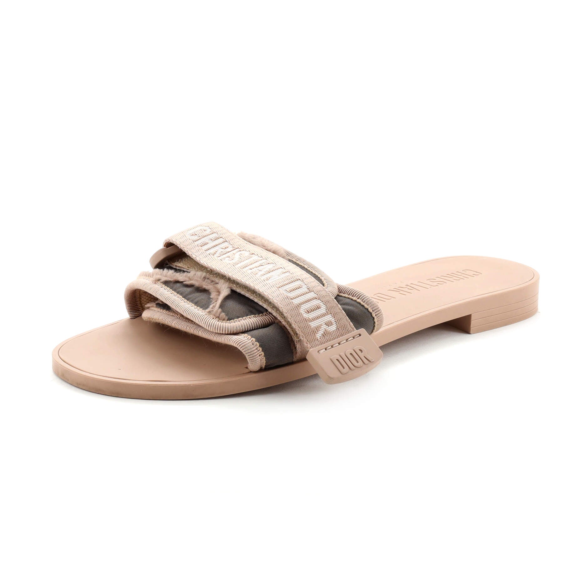 Women's Dio(r)evolution Slide Sandals Oblique Fabric