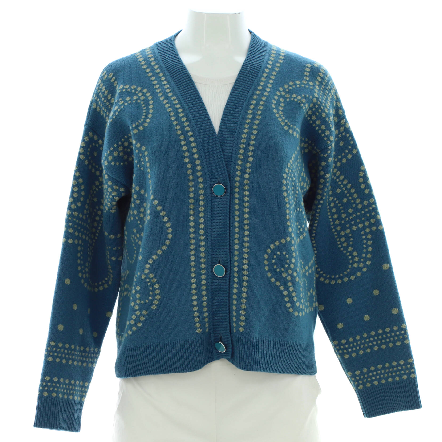 Women's Brides de Gala Twillaine V-Neck Cardigan Cashmere Blend