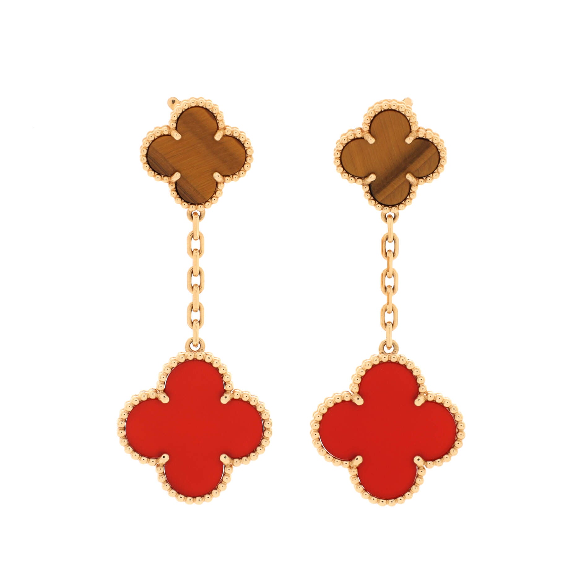 Magic Alhambra 2 Motifs Drop Earrings