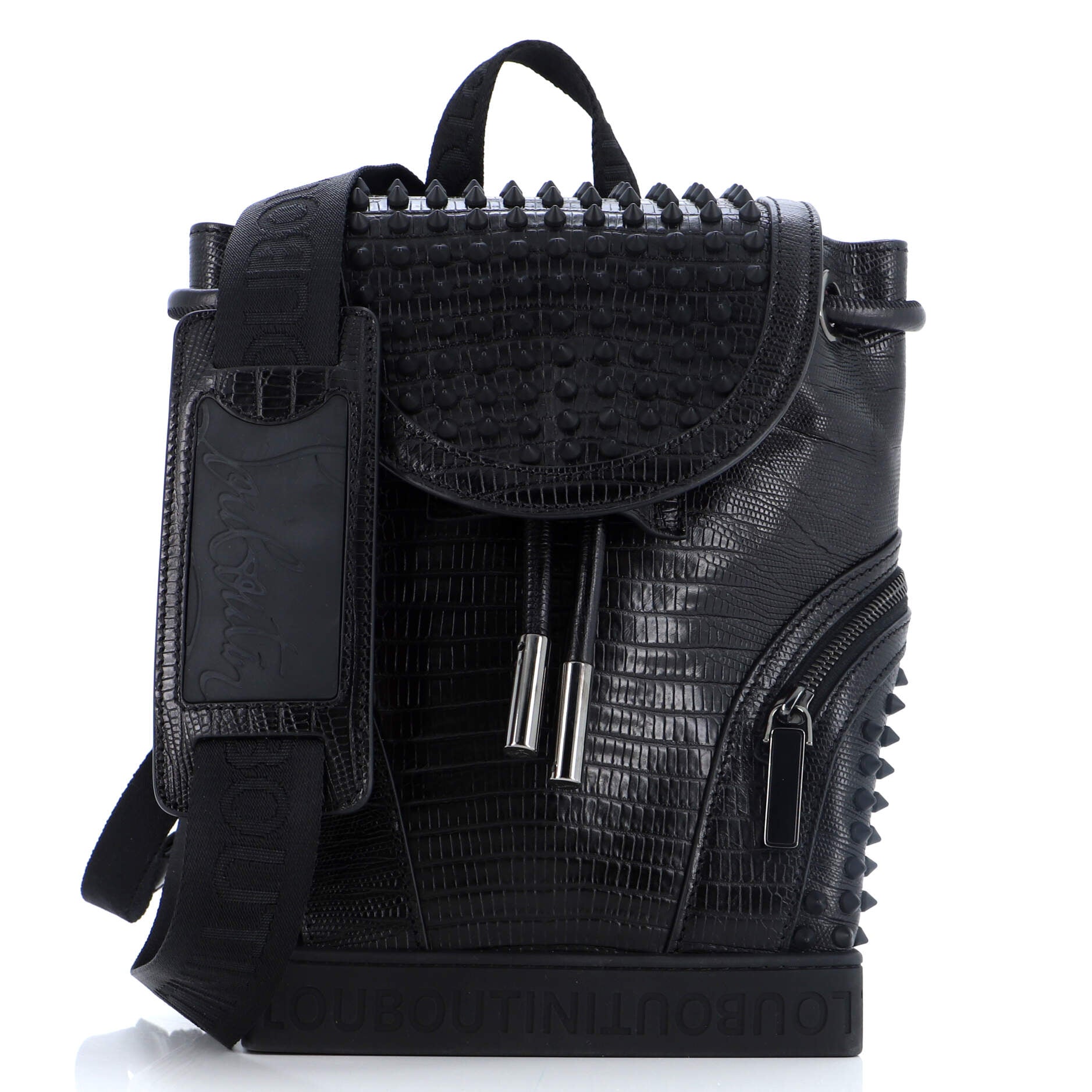 Explorafunk Backpack Spiked Leather Small