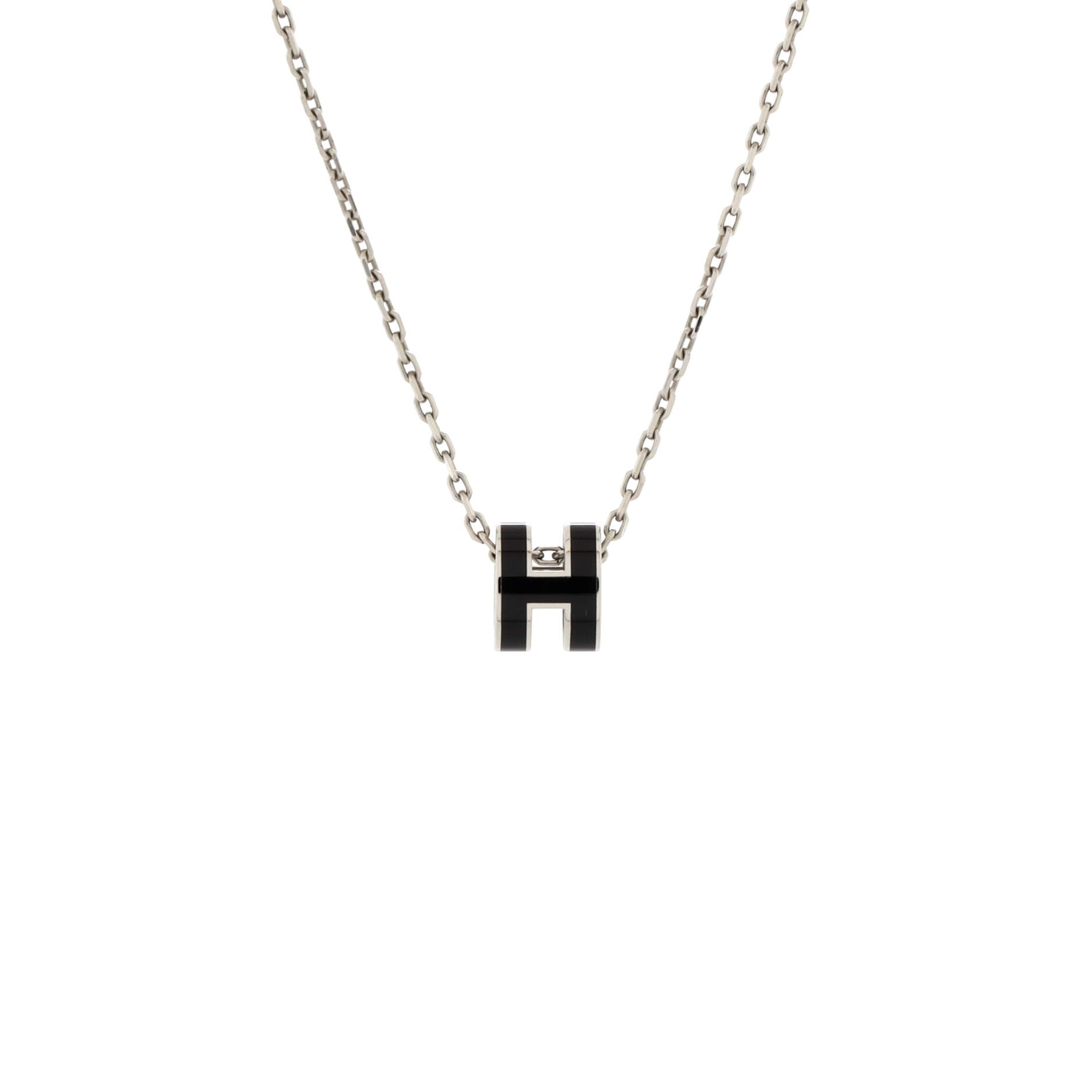 Pop H Pendant Chain Necklace